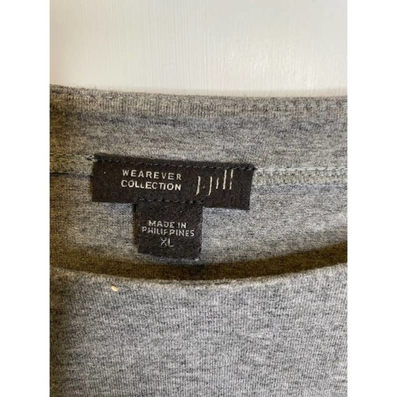 J Jill Wearever Collection Tunic Length Top Size XL Gray - Picture 3 of 3